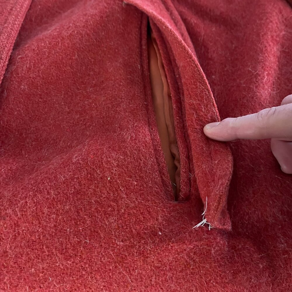 Vintage Mod Wool Cape | Davis Of Boston | One Siz… - image 6